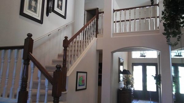 Banister Painting in Tampa, FL (1)