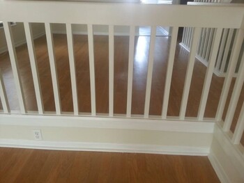 Painted banister